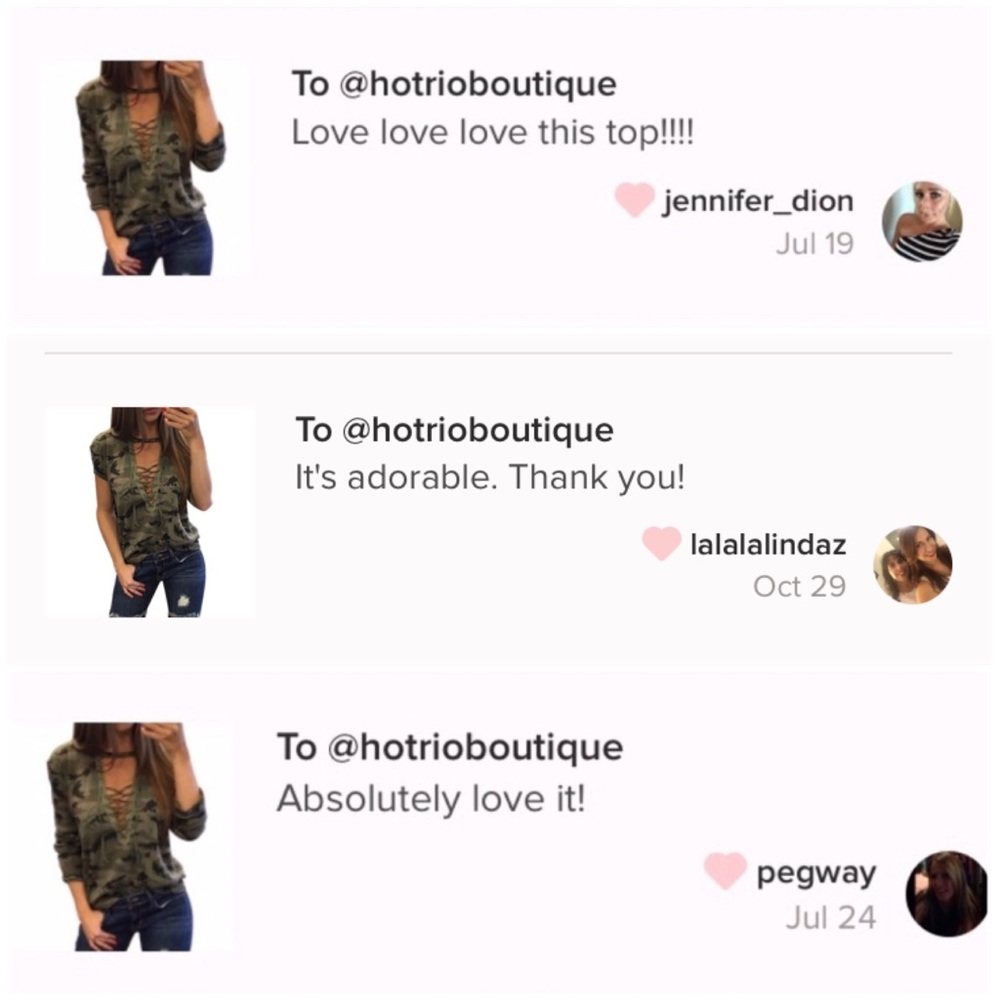 Camouflage ✯ Choker Tee Top - Picture 7 of 8